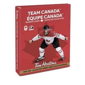 Brand New 2025-26 Tim Hortons Team Canada Cards Binder! No CARDS